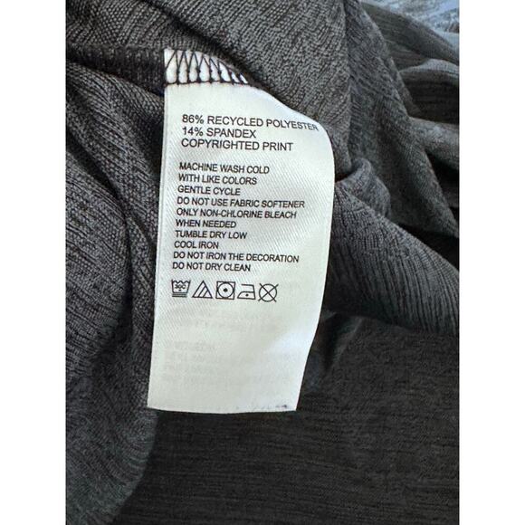 Tommy Bahama Men's Gray & Black Pina Grove Camp Button Down Shirt Size 3XLT - Picture 9 of 10